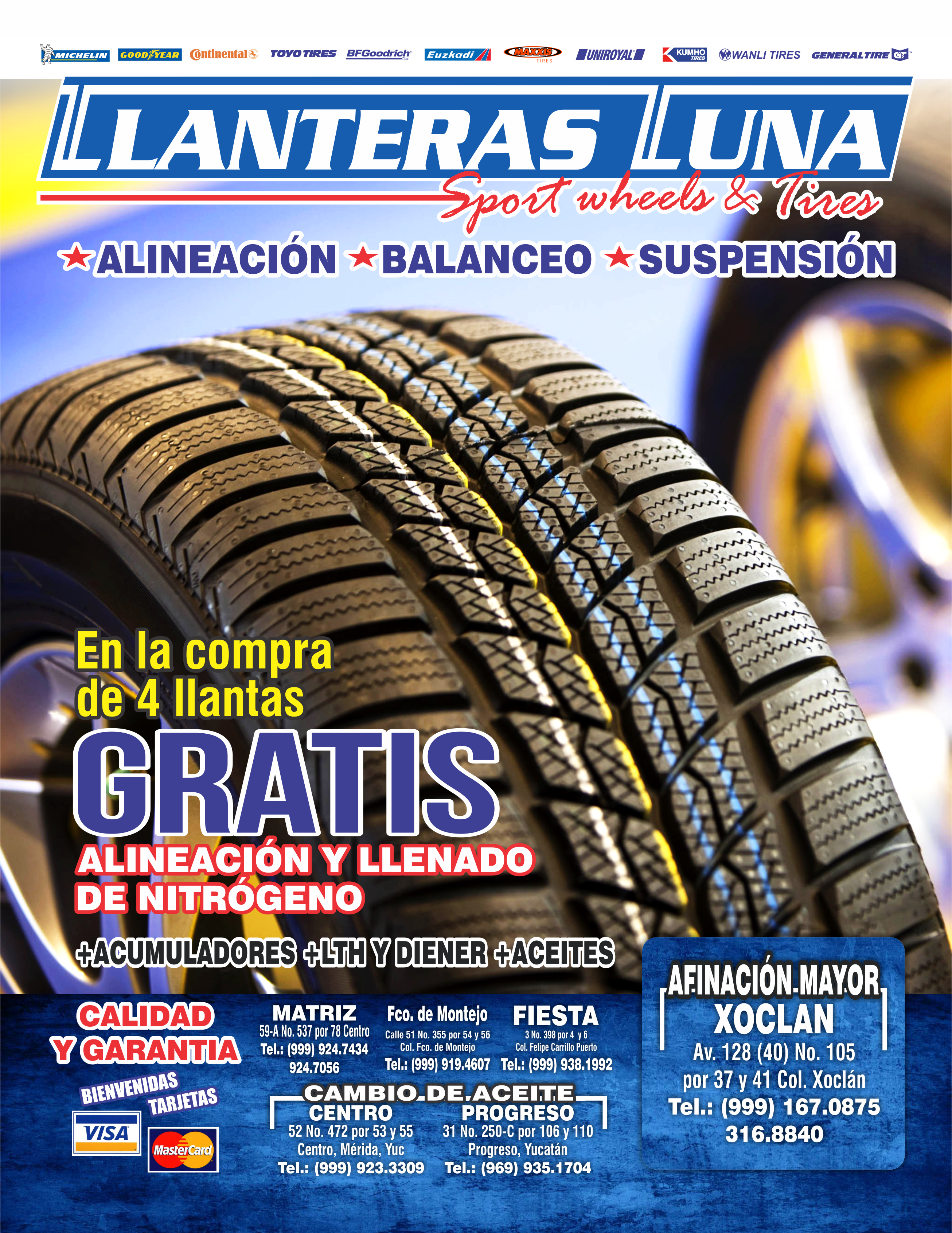 Llanteras Luna Mérida